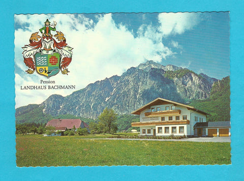 AK Grödig. Bachmannweg 3. Pension Landhaus Bachmann. A. u. S. Ziegler.