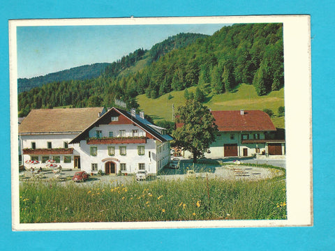 AK Hof bei Salzburg. Gasthof Pension Baderluck.