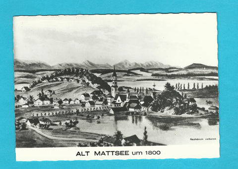 AK Alt Mattsee um 1800.