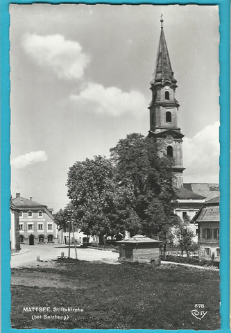 AK Stiftskirche Mattsee bei Salzburg.
