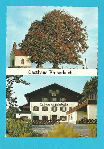 AK Obertrum. Gasthaus Kaiserbuche. G. u. G. Stemeseder.