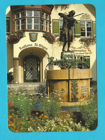 AK Mozartbrunnen in St. Gilgen am Wolfgangsee.