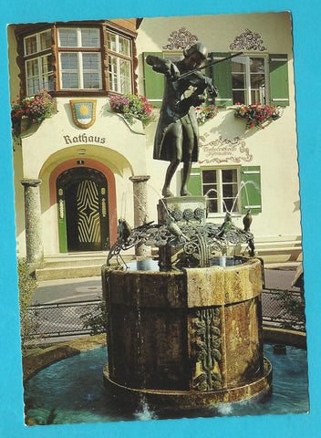 AK Mozartbrunnen in St. Gilgen am Wolfgangsee.