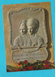 AK St. Gilgen am Wolfgangsee. Gedenktafel am Geburtshaus der Mutter Mozarts.