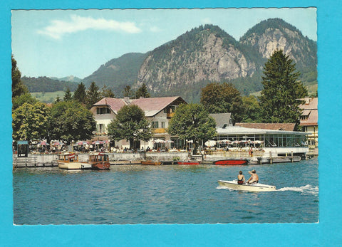 AK St. Gilgen am Wolfgangsee. See-Restaurant Fischer.