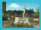 AK Großgmain. Brunnen mit doppelgesichtiger Madonna.