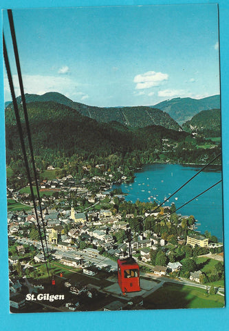 AK St. Gilgen am Wolfgangsee. Blick von der Zwölferhornbahn.