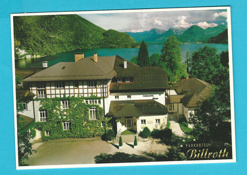 AK St. Gilgen am Wolfgangsee. Parkhotel Billroth Billrothstraße 2.