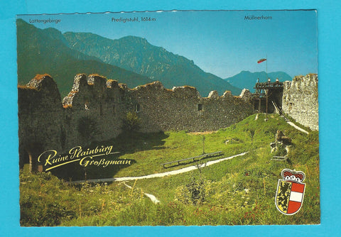 AK Großgmain. Ruine Plainburg.