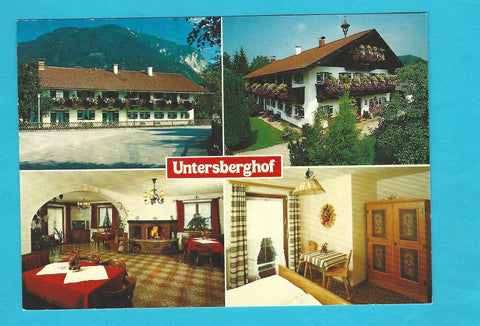 AK Großgmain. Frühstückspension Untersberghof. Besitzer: Margarethe Schönbuchner. Untersbergstraße 64.