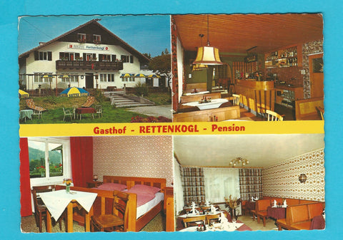 AK Strobl-Weißenbach 130. Gasthof Pension Rettenkogl. Familie Prenner.