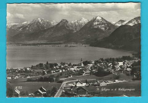 AK St. Gilgen und der Wolfgangsee.