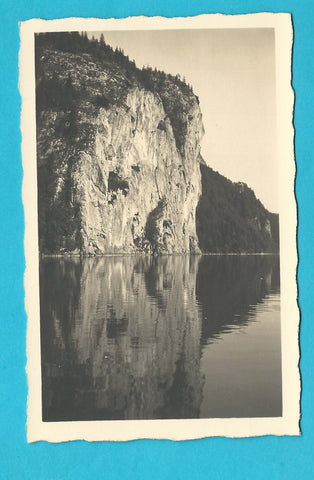 AK St. Gilgen am Abersee. Falkensteinwand mit Scheffelblick. (1930)