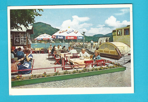 AK St. Gilgen am Wolfgangsee. Fischers Seerestaurant.