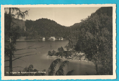 AK St. Gilgen im Salzkammergut Fürberg. (1930)