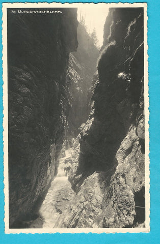 AK Die Burggrabenklamm.