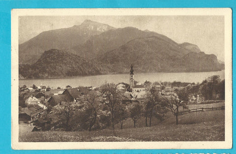 AK St. Gilgen m. d. Schafberg. (1924)