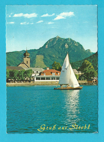 AK Gruß aus Strobl am Wolfgangsee.