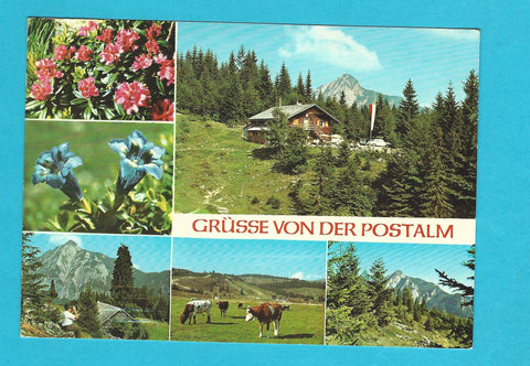 AK Grüsse von der Postalm.