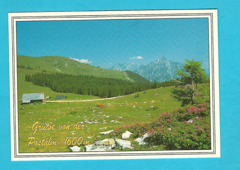 AK Grüße von der Postalm.