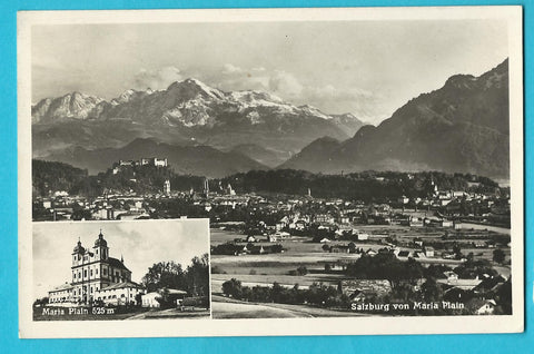 AK Salzburg von Maria Plain.