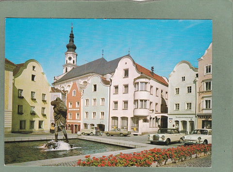 AK Der Stadtplatz von Schärding.