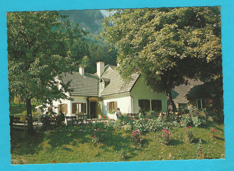 AK Naturpark Ötscher - Tormäuer. Schindlhütte.