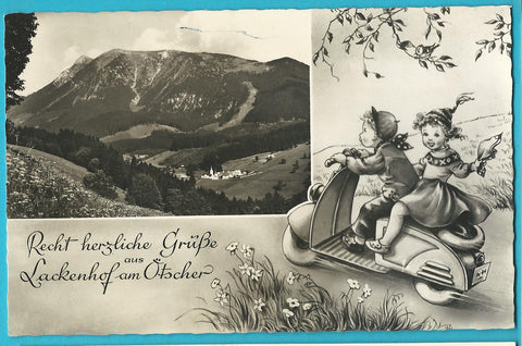 AK Recht herzliche Grüße aus Lackenhof am Ötscher. (1950)