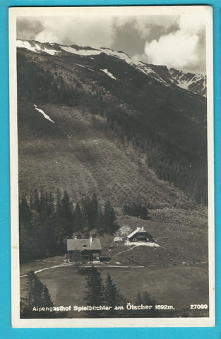 AK Alpengasthof Spielbüchler am Ötscher. (1928)