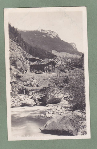 AK Ginzling bei Mayrhofen, Gasthaus Karlsteg am Weg zur Berlinerhütte.