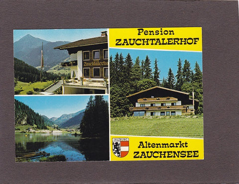 AK Altenmarkt Zauchensee. Pension Zauchtalerhof. A. u. G. Herzgsell. Altenmarkt 131.