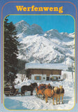 AK Werfenweng. Romantische Schlittenfahrt zum Berggasthaus Gamsblick. Bes. H. Krahbichler.