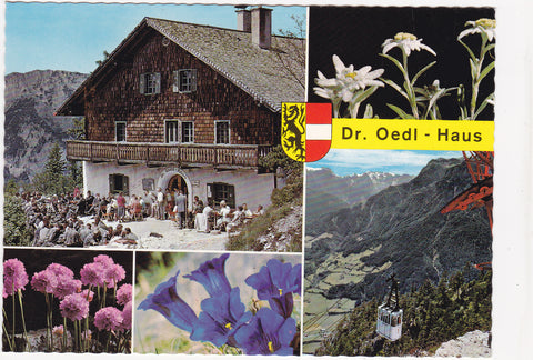 AK Dr. Oedl-Haus am Eingang zur weltberühmten Eisriesenwelt.