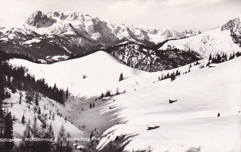 AK Schigebiet Werfenweng g.d. Hochkönig.