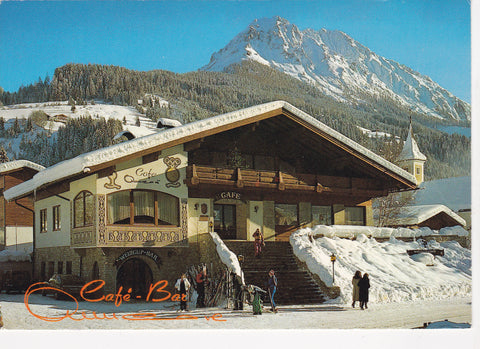 AK Kleinarl 92. Cafe Annemarie, Annemarie Moser-Pröll.