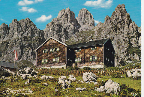 AK Hofpürglhütte mit Bischofsmütze bei Filzmoos.