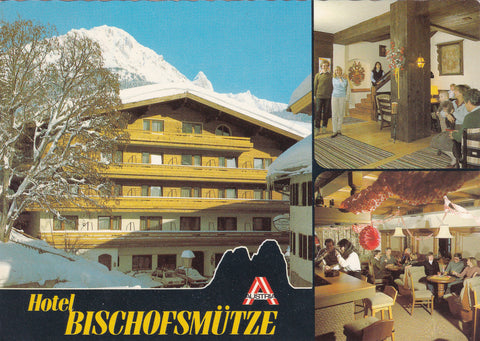 AK Filzmoos 30. Hotel Bischofsmütze. Familie Steinbacher.