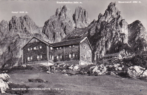 AK Dachstein, Hofpürglhütte. (1956)