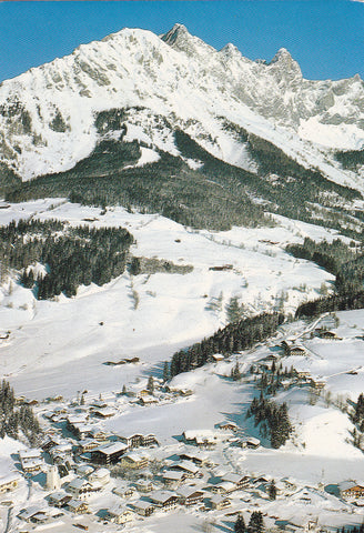 AK Filzmoos geg. Röthelstein und Dachstein.