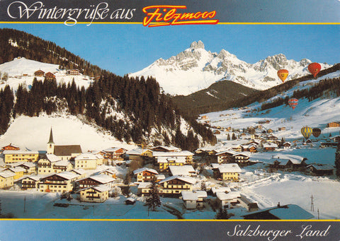 AK Wintergrüße aus Filzmoos.