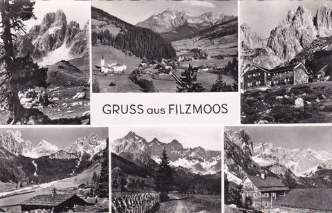 AK Gruss aus Filzmoos. (1955)