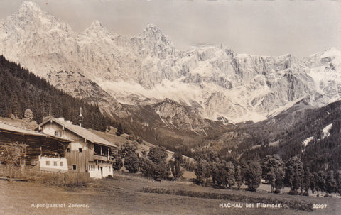 AK Hachau bei Filzmoos. Alpengasthof Zeferer. (1962)