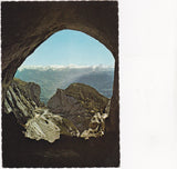 AK Ausblick aus dem Höhleneingang zur Eisriesenwelt mit Beißzangensteig. Werfen.