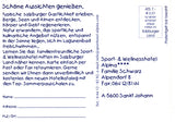 Werbe-AK St. Johann im Pongau. Alpendorf 8. Sport & Wellnesshotel Alpina Familie Schwarz.