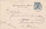 AK Gruss aus der Lichtensteinklamm (Ende der Klamm)