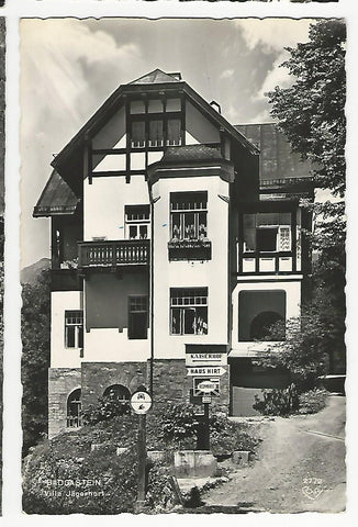 AK Badgastein. Villa Jägerhort.