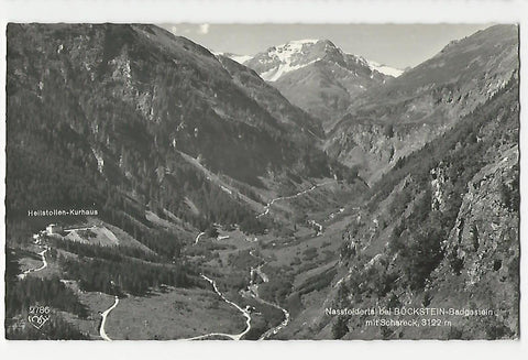 AK Nassfeldertal bei Böckstein - Badgastein mit Schareck.