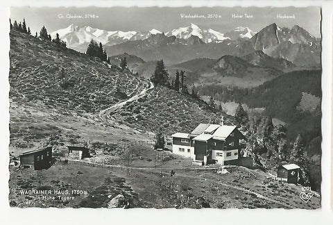 AK Wagrainer Haus mit Hohe Tauern.
