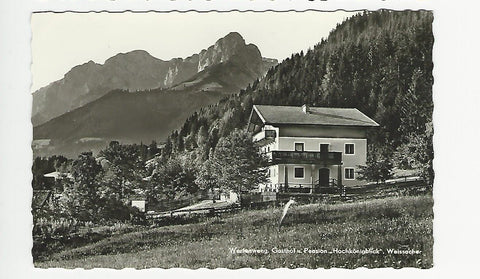 AK Werfenweng. Gasthof u. Pension Hochkönigblick, Weissacher.