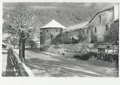 AK Radstadt. Motiv an der Stadtmauer. (1969)